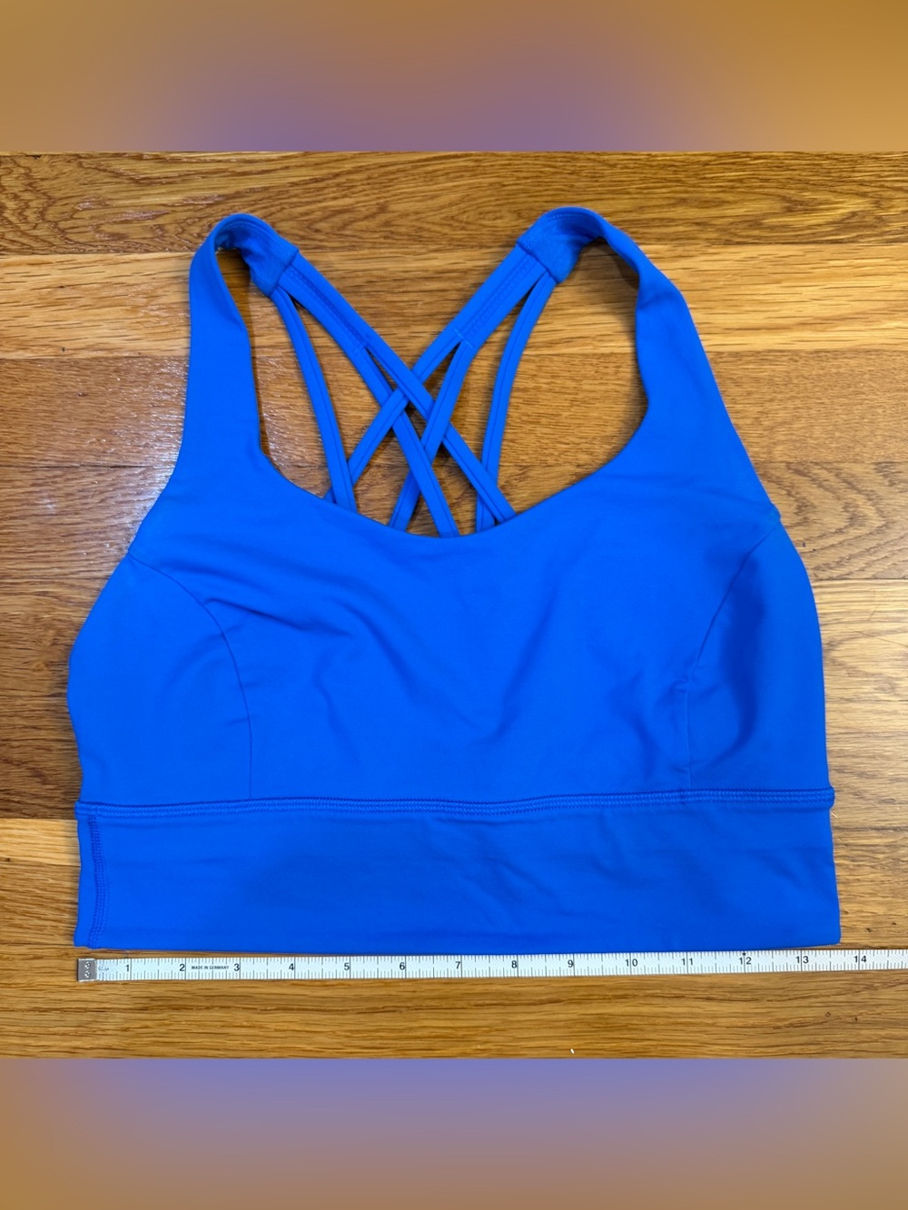 Lululemon Free To Be Serene Bra Long Line *Light Support, C/D Wild Bluebell 8 - Picture 3 of 7